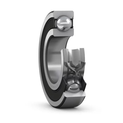 SKF Stainless Steel Single Row Deep Groove Ball Bearing 12 mm ID, 37 mm OD, 12 mm Width, Sealed W 6301-2RS1