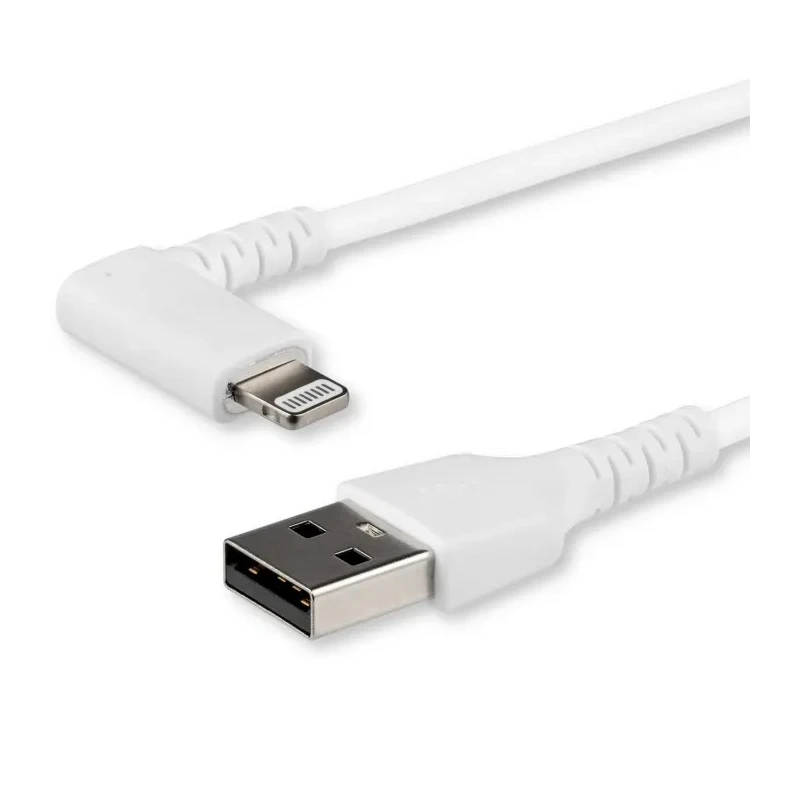 StarTech.com USB 2.0 Male USB Type A to Male Lightning Connector Cable White 2m RUSBLTMM2MWR
