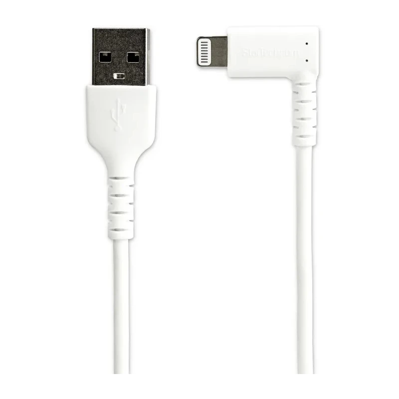 StarTech.com USB 2.0 Male USB Type A to Male Lightning Connector Cable White 2m RUSBLTMM2MWR