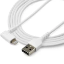 StarTech.com USB 2.0 Male USB Type A to Male Lightning Connector Cable White 2m RUSBLTMM2MWR