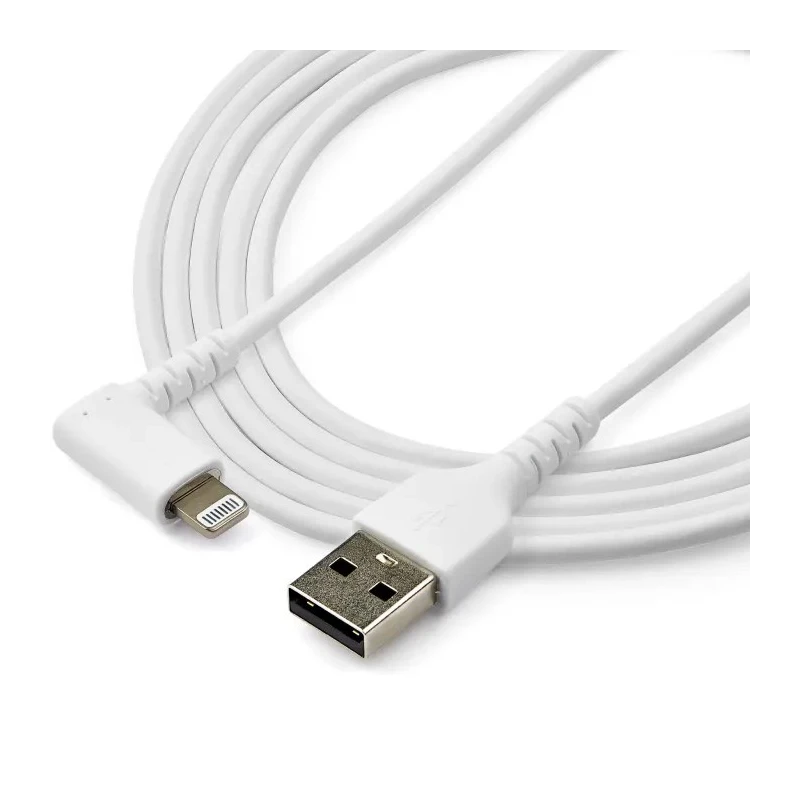StarTech.com USB 2.0 Male USB Type A to Male Lightning Connector Cable White 2m RUSBLTMM2MWR