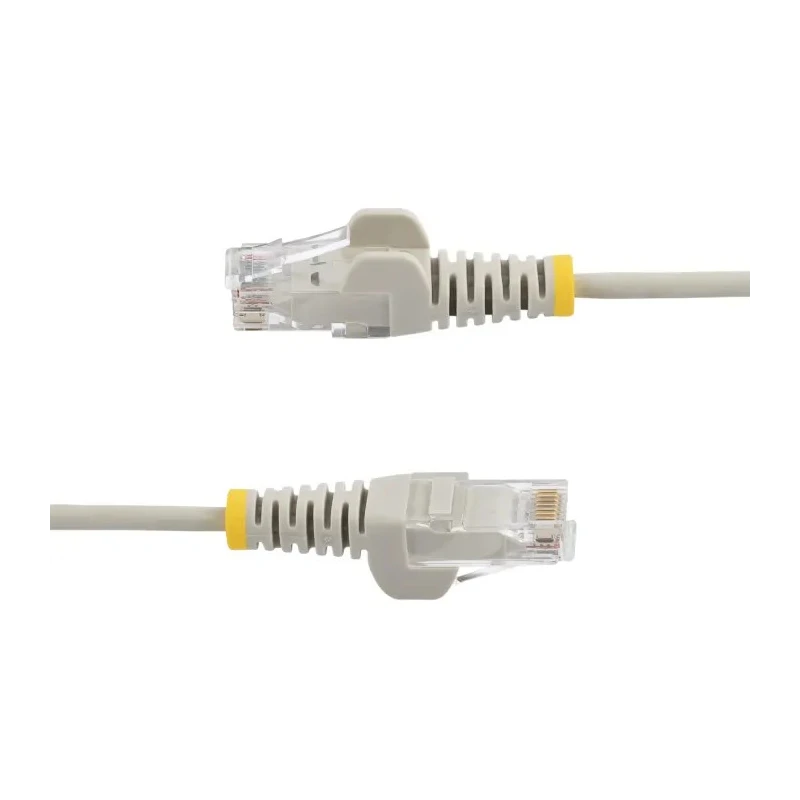 StarTech.com Cat6 Ethernet Cable 4 Core, Grey, 2 m, Unshielded Unscreened, Snagless, Low Smoke Zero Halogen 