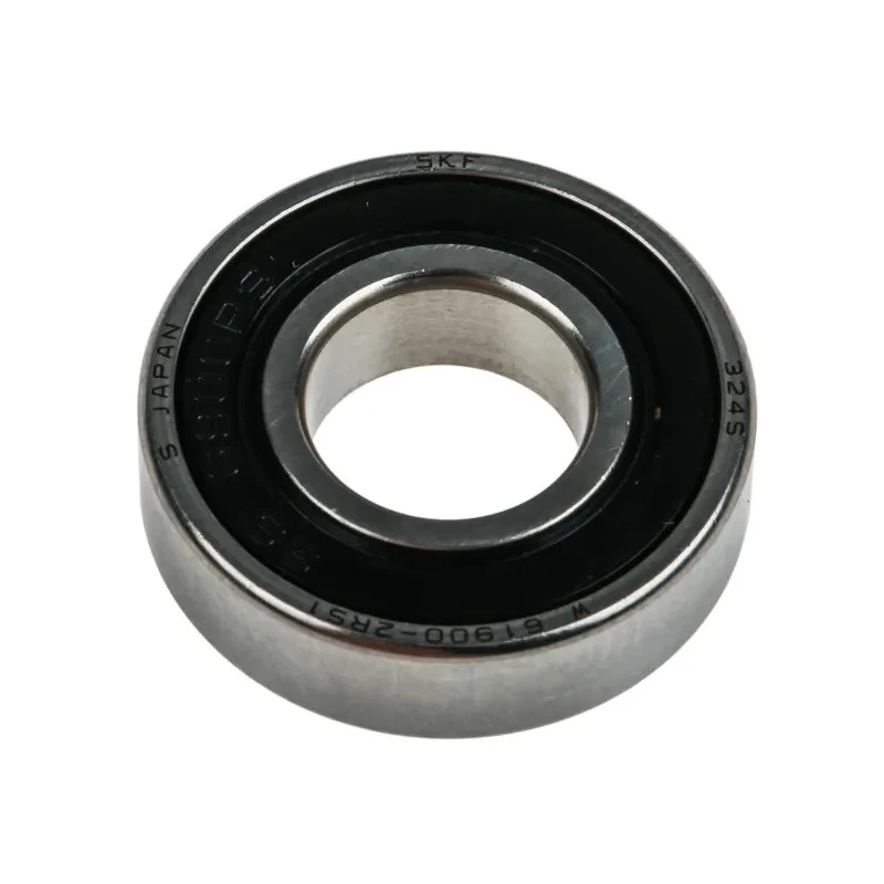 SKF Single Row Deep Groove Ball Bearing 10 mm ID, 22 mm OD, Sealed, Stainless Steel W 61900-2RS1