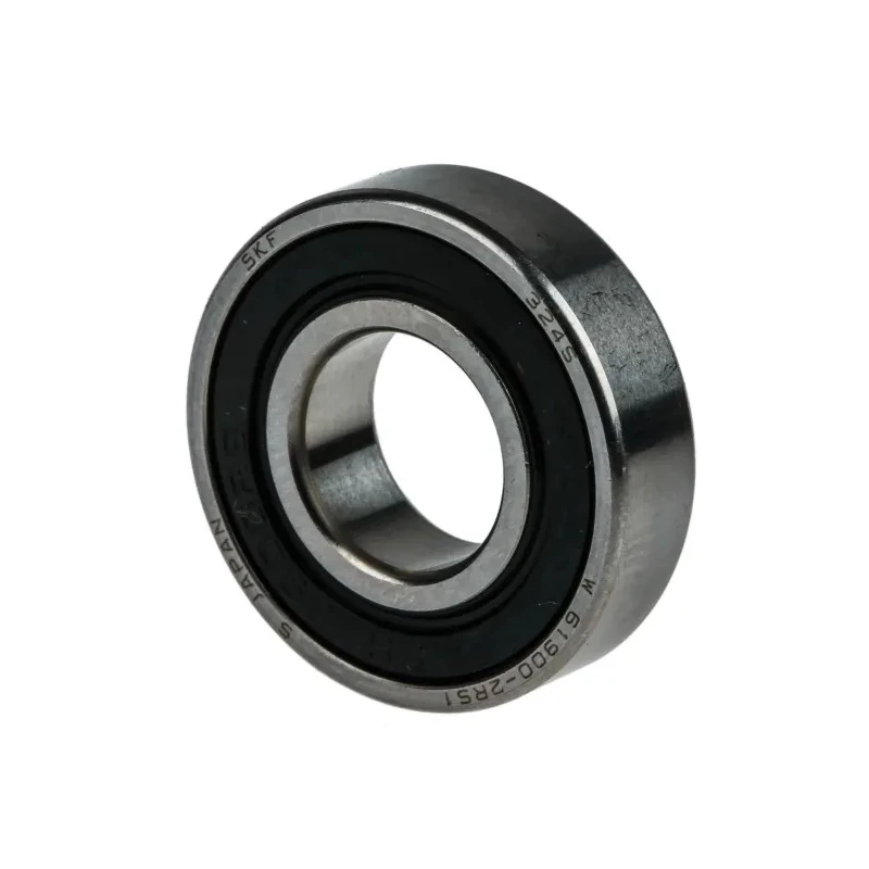 SKF Single Row Deep Groove Ball Bearing 10 mm ID, 22 mm OD, Sealed, Stainless Steel W 61900-2RS1