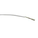 RS PRO White Hook Up Wire 24 AWG 7/0.2 mm Tin Annealed Copper Conductor PVC Insulation 500m 1000V AC 85°C 196-4233