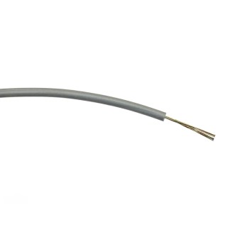 RS PRO Grey Hook Up Wire, 24 AWG, 7/0.2 mm Core Strands, 100 m Length, Polyvinyl Chloride Insulation 196-4216