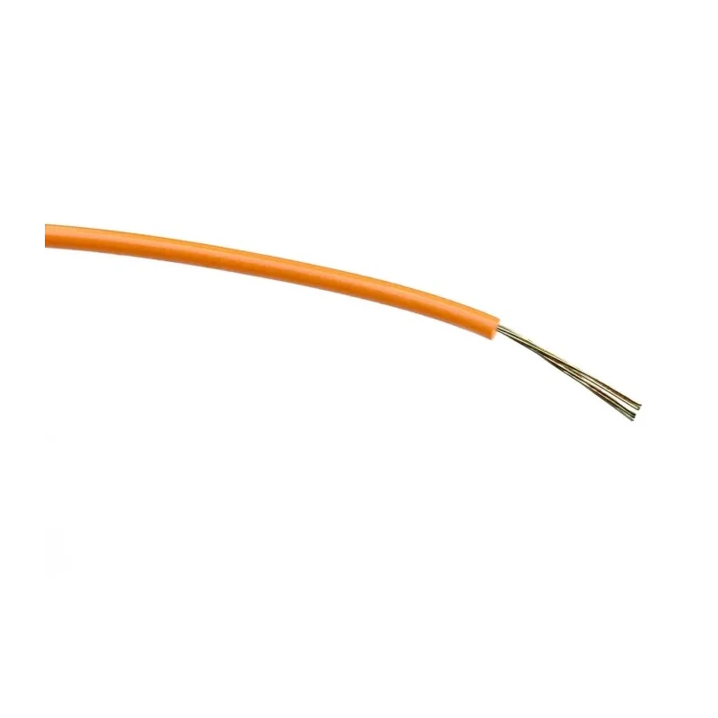 RS PRO Orange Hook Up Wire 24 AWG 7/0.2 mm Core Strands 100 m Polyvinyl Chloride 196-4217