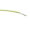 RS PRO Green, Yellow Hook Up Wire 24 AWG 7x0.2 mm Core Strands PVC Insulated Single Core Cable 100 m 1000V AC 85°C 196-4237