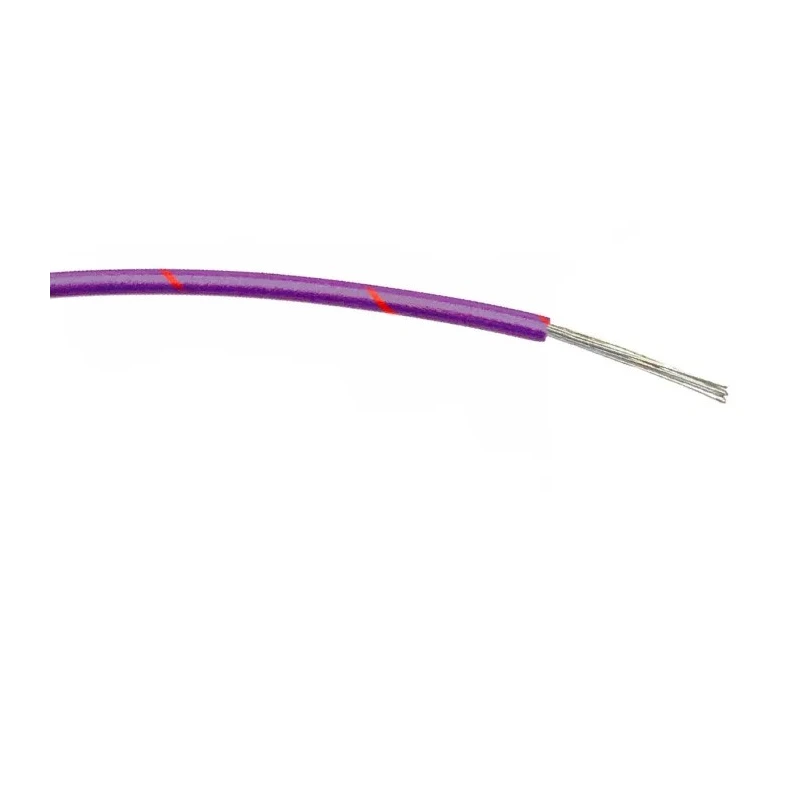 RS PRO Single Core Purple Red Hook Up Wire 24 AWG 7/0.2 mm Strands 100 m Polyvinyl Chloride 196-4244