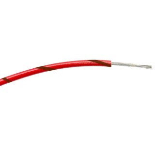 RS PRO Brown and Red Hook Up Wire 24 AWG 7/0.2 mm Core Strands 100 m PVC Insulated 196-4247