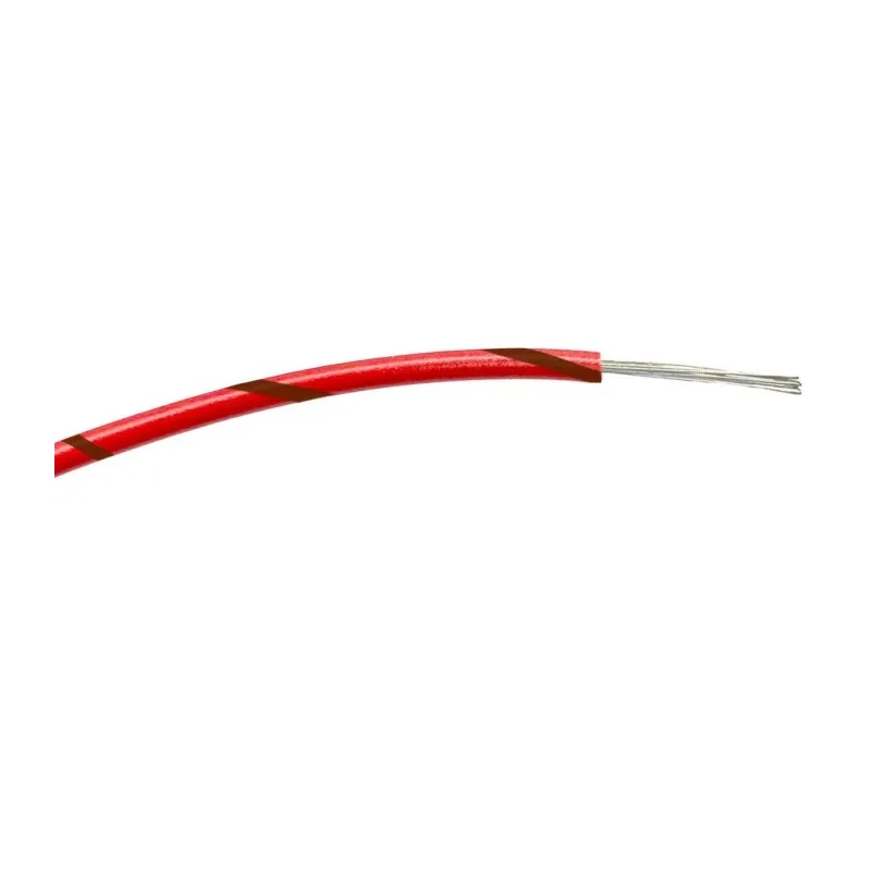 RS PRO Brown and Red Hook Up Wire 24 AWG 7/0.2 mm Core Strands 100 m PVC Insulated 196-4247