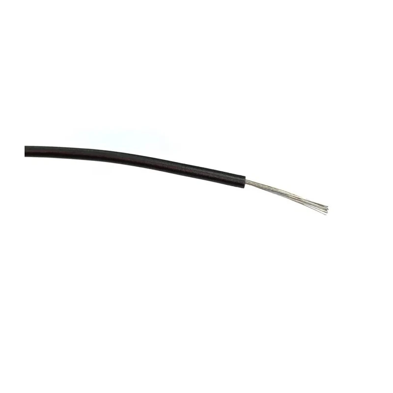 RS PRO Black Hook Up Wire 20 AWG 16/0.2 mm Core Strands 500 m Polyvinyl Chloride Jacket 1000V AC 85°C 196-4265