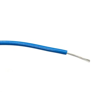 RS PRO Blue Hook Up Wire, 20 AWG, 16/0.2 mm Core Strands, 0.2 mm Diameter, 500 m Length, Polyvinyl Chloride 196-4266