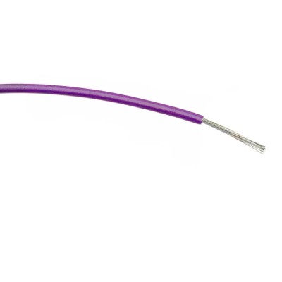RS PRO Purple Hook Up Wire, 20 AWG, 16/0.2 mm Core Strands, 100 m Length, Polyvinyl Chloride PVC Jacket 196-4262