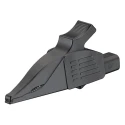 Staubli Black Crocodile Clip Brass Contact 19A Insulated 66.9561-21