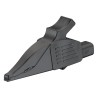 Staubli Black Crocodile Clip Brass Contact 19A Insulated 66.9561-21