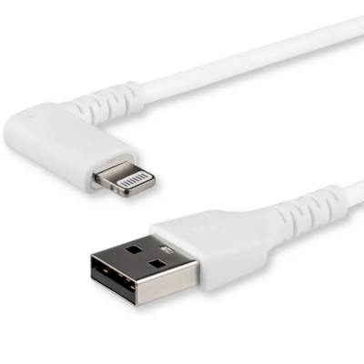 StarTech.com USB 2.0 Male USB Type A to Male Lightning Connector Cable White 1 m RUSBLTMM1MWR