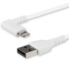 StarTech.com USB 2.0 Male USB Type A to Male Lightning Connector Cable White 1 m RUSBLTMM1MWR