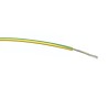 RS PRO Green Yellow Hook Up Wire 20 AWG 16x0.2 mm Core Strands 500 m Polyvinyl Chloride 196-4296