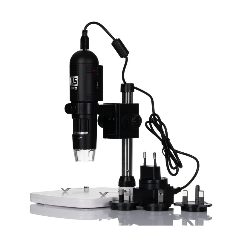 RS PRO WiFi Digital Microscope LED Illuminated 10 to 230 X Magnification Rechargeable Lithium-ion Battery 1.5kg 196-4079