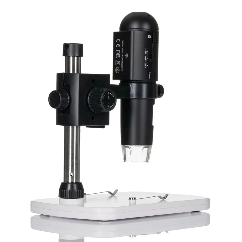 RS PRO WiFi Digital Microscope LED Illuminated 10 to 230 X Magnification Rechargeable Lithium-ion Battery 1.5kg 196-4079