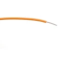 RS PRO Orange Hook Up Wire 23 AWG 1/0.6 mm Core Strands 100 m PVC Insulated 1kV AC Rated 196-4303