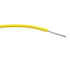 RS PRO Yellow Hook Up Wire 18 AWG 24/0.2 mm Core Strands 100 m Polyvinyl Chloride 196-4321