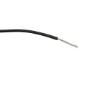 RS PRO Black Single Core Hook Up Wire 18 AWG 24 x 0.2 mm Core Strands 500 m Polyvinyl Chloride 196-4322