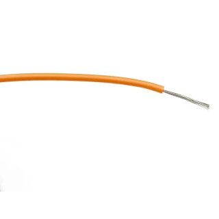 RS PRO Orange Hook Up Wire 18 AWG, 24/0.2 mm Core Strands, 500 m Length, PVC Insulation 196-4326