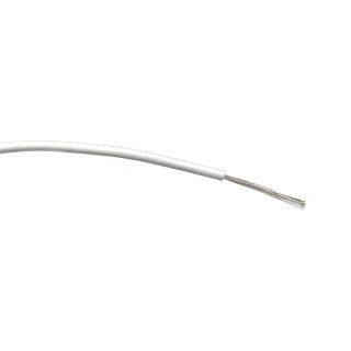 RS PRO White Hook Up Wire 18 AWG 24/0.2 mm Core Strands 500 m Polyvinyl Chloride 196-4329