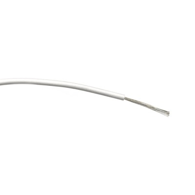 RS PRO White Hook Up Wire 18 AWG 24/0.2 mm Core Strands 500 m Polyvinyl Chloride 196-4329