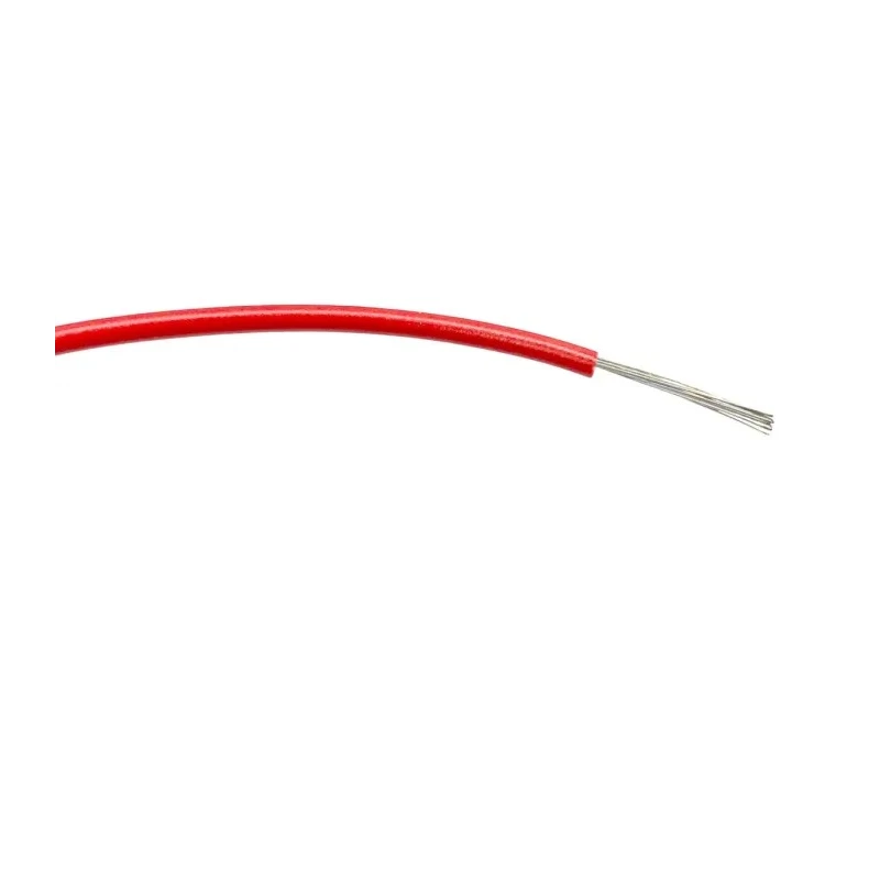 RS PRO Red Hook Up Wire 18 AWG 24/0.2 mm Core Strands 100 m Polyvinyl Chloride 196-4318