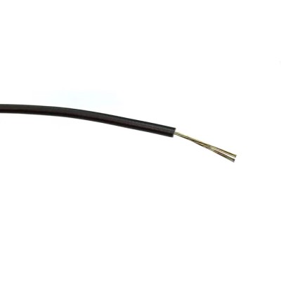RS PRO Black Hook Up Wire 24 AWG 7x0.2 mm Core Strands 100 m PVC Insulation 196-4211