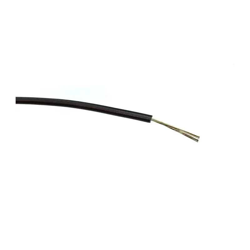RS PRO Black Hook Up Wire 24 AWG 7x0.2 mm Core Strands 100 m PVC Insulation 196-4211
