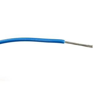 RS PRO Blue 1 mm² Hook Up Wire, 17 AWG, 32/0.2 mm Core Strands, 100 m Length, Polyvinyl Chloride Insulation 196-4334