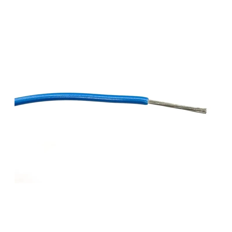 RS PRO Blue 1 mm² Hook Up Wire, 17 AWG, 32/0.2 mm Core Strands, 100 m Length, Polyvinyl Chloride Insulation 196-4334
