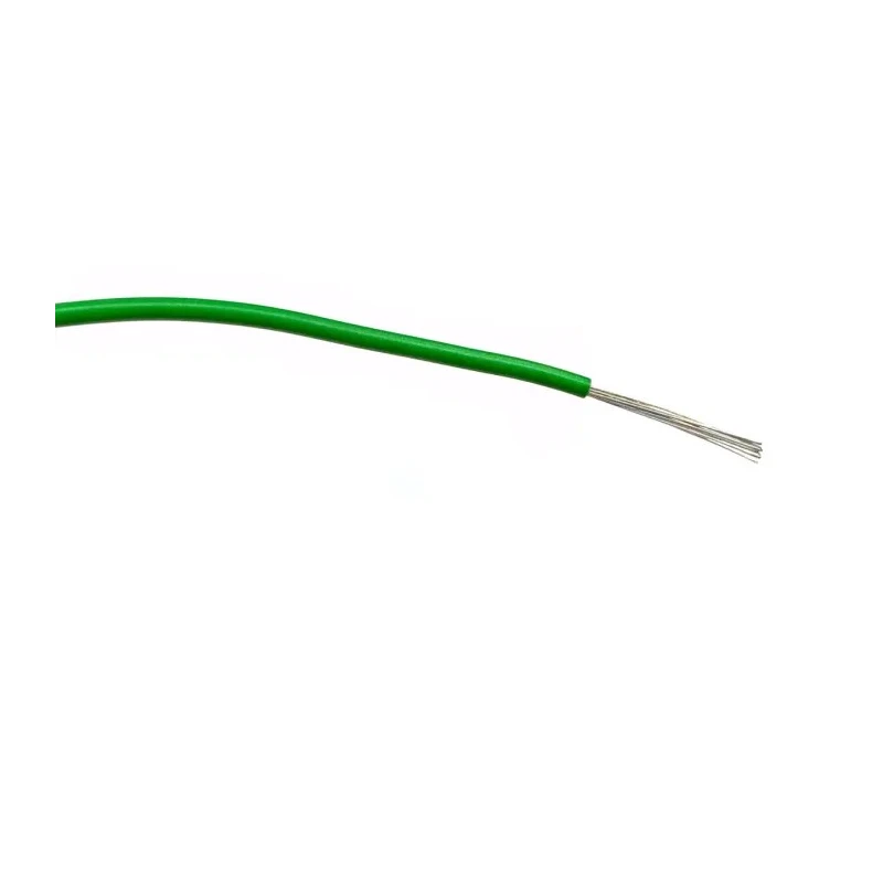 RS PRO Green Hook Up Wire 18 AWG 32/0.2 mm Core Strands 100 m Polyvinyl Chloride 196-4336