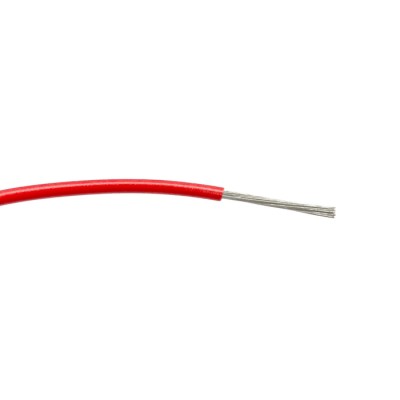 RS PRO Red 1 mm² Hook Up Wire, 17 AWG, 32/0.2 mm Core Strands, 500 m Length, PVC Jacket, Tin Annealed Copper 196-4352