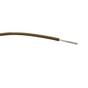 RS PRO Brown 18 AWG Hook Up Wire, 32/0.2 mm Core Strands, 100 m Length, PVC Insulated, 1500V AC, Type 3 Equipment 196-4335