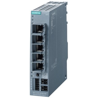 Siemens SCALANCE S615 Industrial Router 24 V, 5 Ports, DIN Rail Mount 6GK5615-0AA00-2AA2