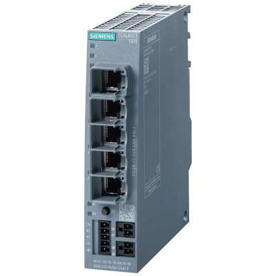 Siemens SCALANCE S615 Industrial Router 24 V, 5 Ports, DIN Rail Mount 6GK5615-0AA00-2AA2