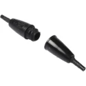 Bulgin 10A In-line Fuse Holder IP66, 50V AC, Screw Terminal Brass Contacts FX0385/BK