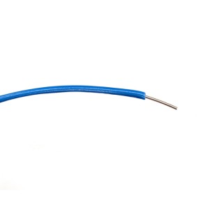 RS PRO Blue Hook Up Wire, 23 AWG, 1/0.6 mm Core Strand, 100 m Length, PVC Jacket, 1kV AC Voltage, Annealed Tinned 196-4299