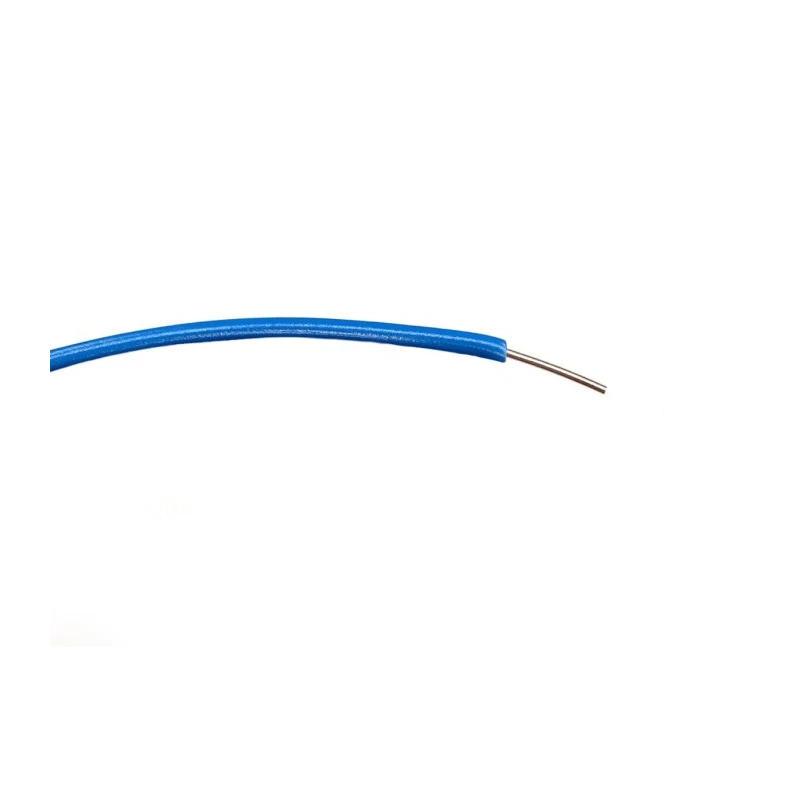 RS PRO Blue Hook Up Wire, 23 AWG, 1/0.6 mm Core Strand, 100 m Length, PVC Jacket, 1kV AC Voltage, Annealed Tinned 196-4299