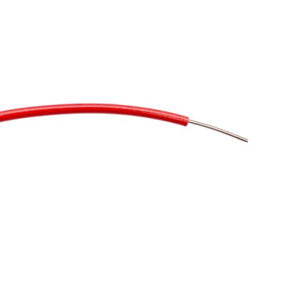 RS PRO Red Hook Up Wire 23 AWG 1 x 0.6 mm Core Strands 100 m Polyvinyl Chloride 196-4305