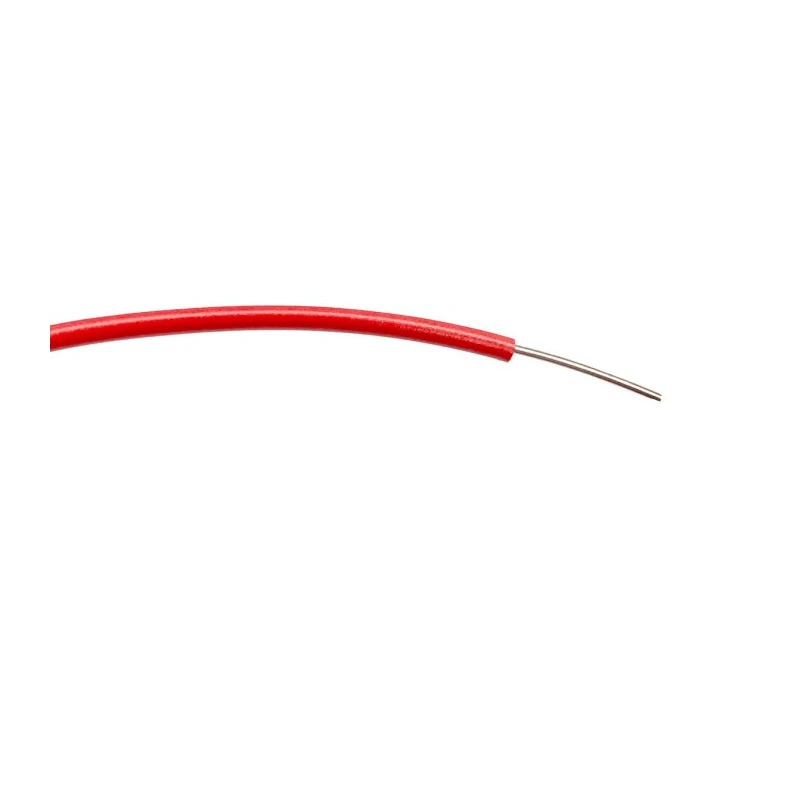 RS PRO Red Hook Up Wire 23 AWG 1 x 0.6 mm Core Strands 100 m Polyvinyl Chloride 196-4305