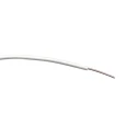 RS PRO White Hook Up Wire 23 AWG 1/0.6 mm Core Strands 100 m PVC Insulated 1kV AC 85°C 196-4307