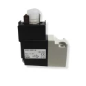 SMC Pneumatic Solenoid/Pilot-Operated Control Valve 3/2 Solenoid Rc, 24V, 4W, Aluminium Body VT307