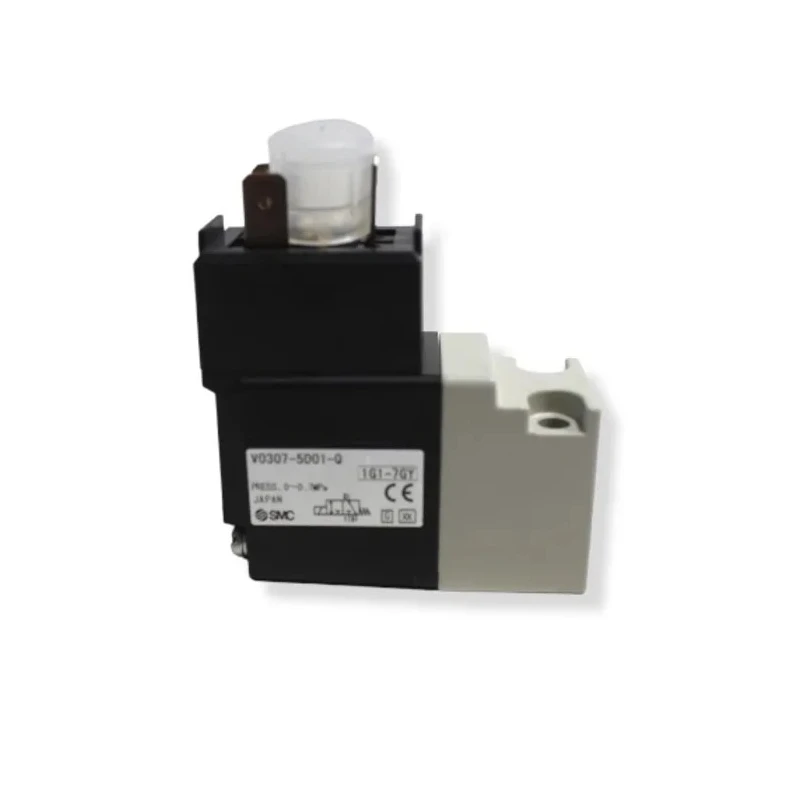SMC Pneumatic Solenoid/Pilot-Operated Control Valve 3/2 Solenoid Rc, 24V, 4W, Aluminium Body VT307