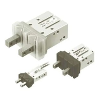 SMC 2 Finger Double Acting Parallel Pneumatic Gripper , Max Operating Pressure 0.7 Mpa, Port Size M5 x 0.8, Weight MHZJ2-16D